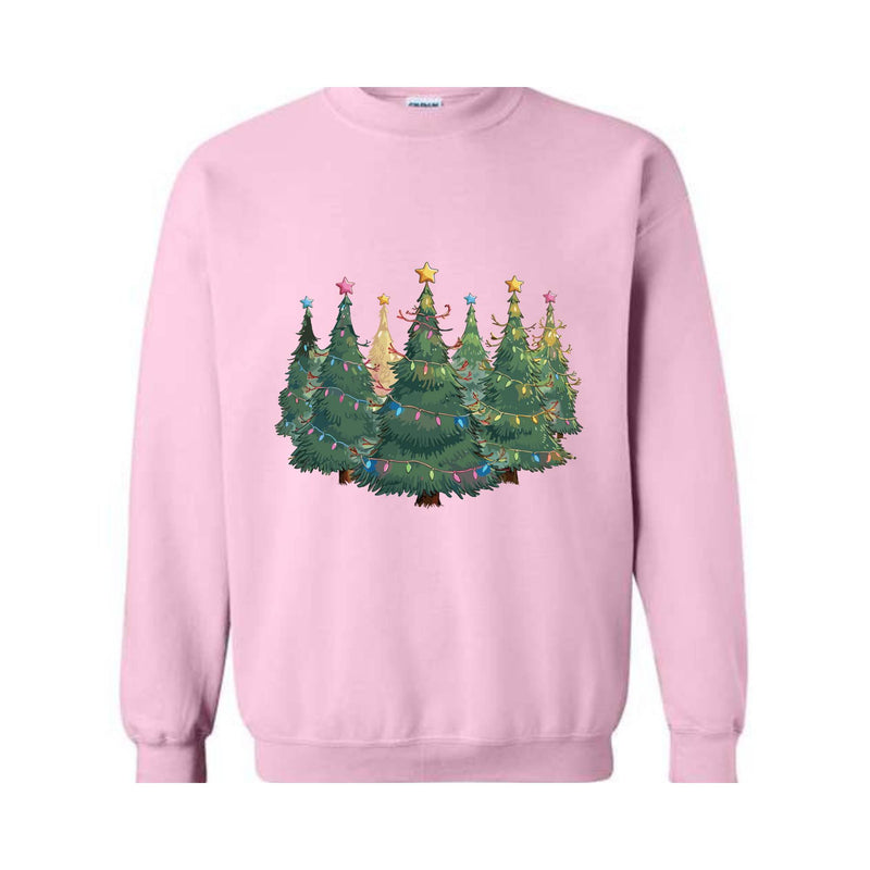 Christmas Trees Sweatshirt, Christmas Shirts For Women, Christmas Sweat, Cute Christmas Sweatshirt ,Shirts For Christmas