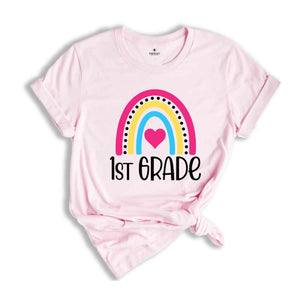 First Grade Teacher Shirt, 1st Grade Teacher Shirt, First Day of School Shirt, Back To School Shirt, First Grade Shirts, Teacher Rainbow Tee