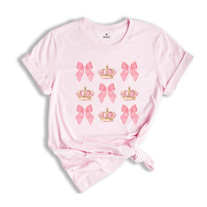 Pageant Mom Shirt, Coquette Mom Shirt, Bow Shirt, Crown Shirt, Mom Shirt, Pageant Day Shirt, Pageant Shirt, Mom Gift, Mom Life Shirt