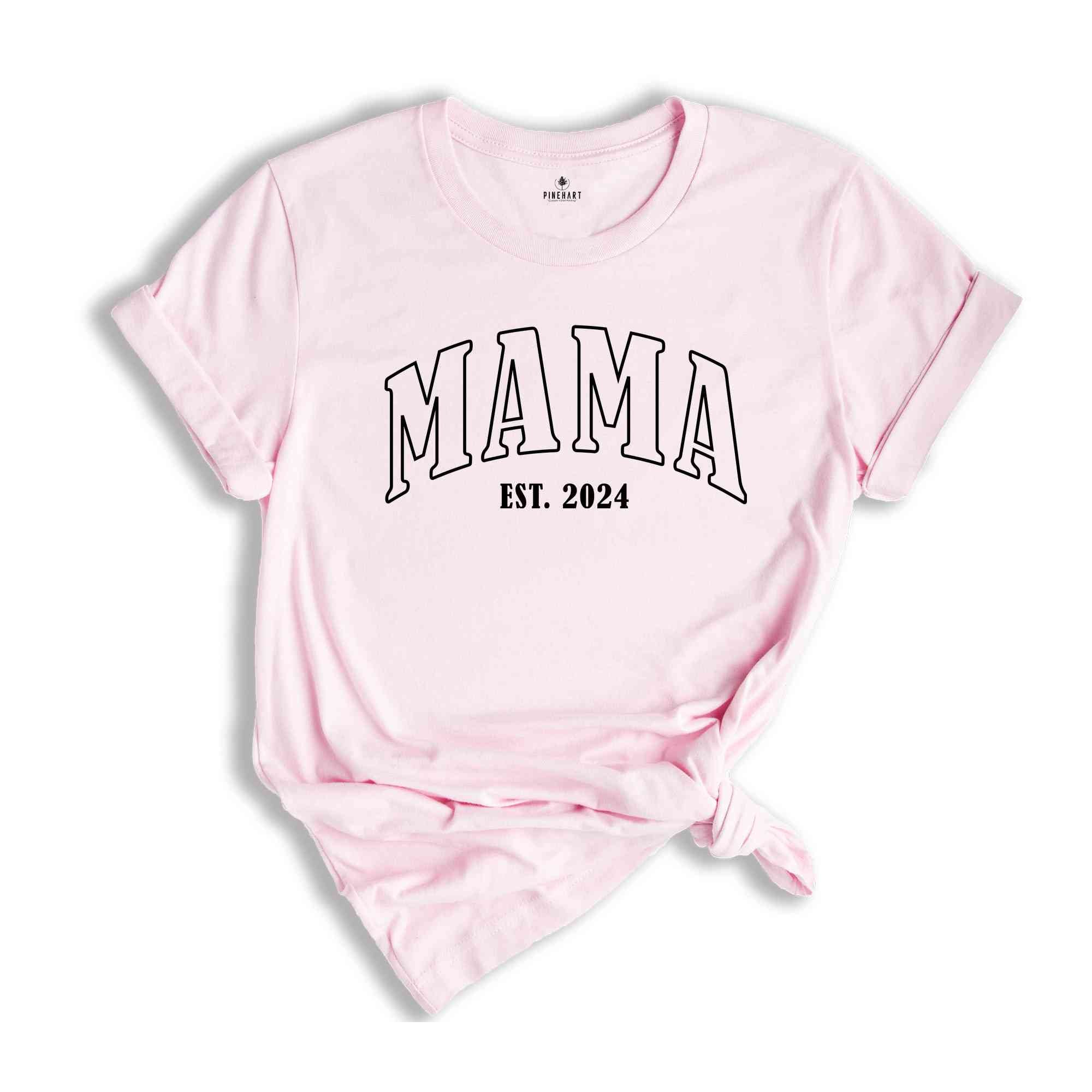 Custom Mama With Children Names Shirt, Personalized Mama Shirt, Cute Mom Shirt, Mother's Day Shirt, Trendy Mom Shirt, Kids Name Shirt