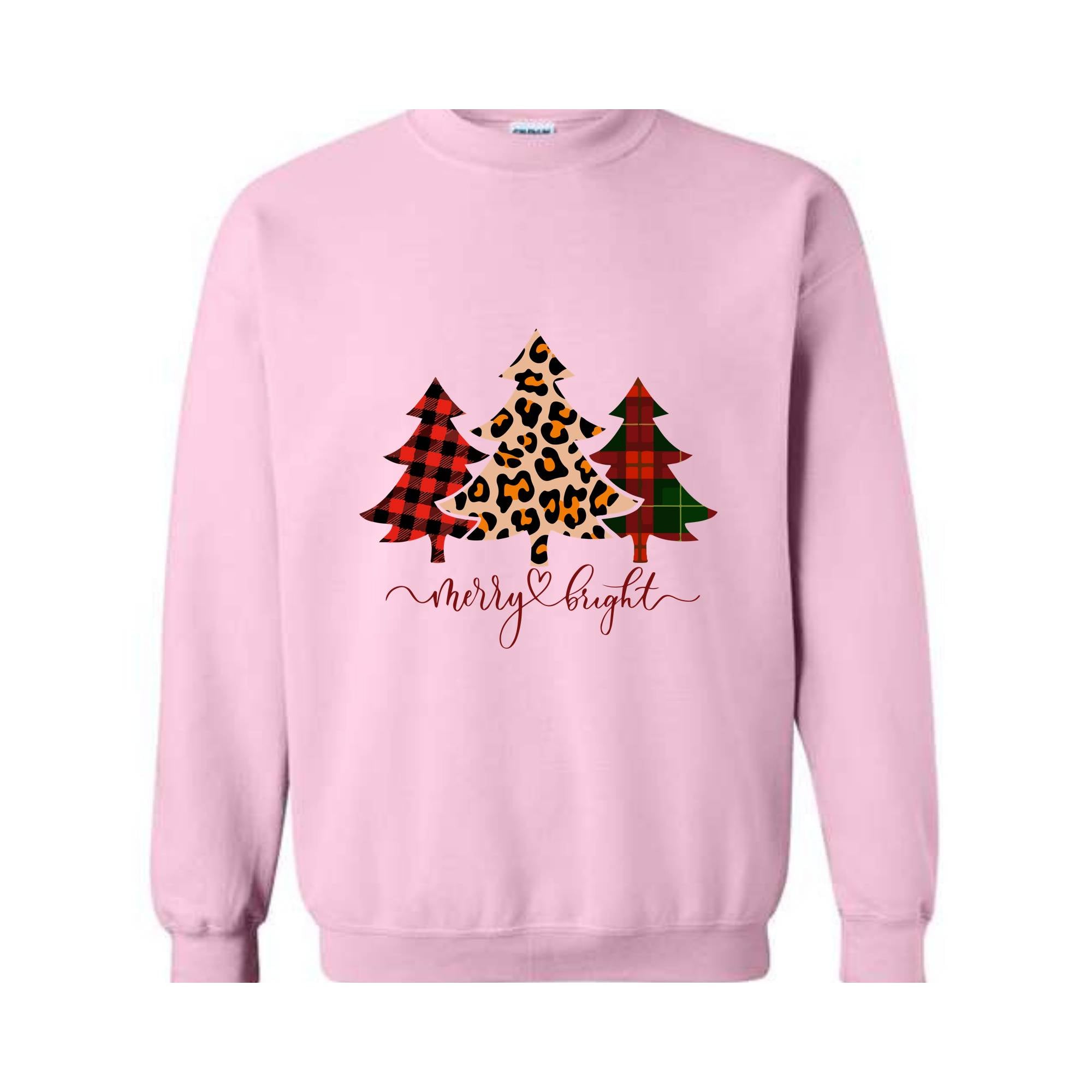 Merry and Bright Sweatshirt, Christmas Sweatshirt, Christmas Sweatshirts for Women, Merry Christmas Sweatshirt