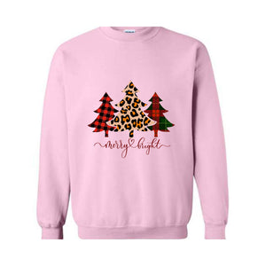 Merry and Bright Sweatshirt, Christmas Sweatshirt, Christmas Sweatshirts for Women, Merry Christmas Sweatshirt