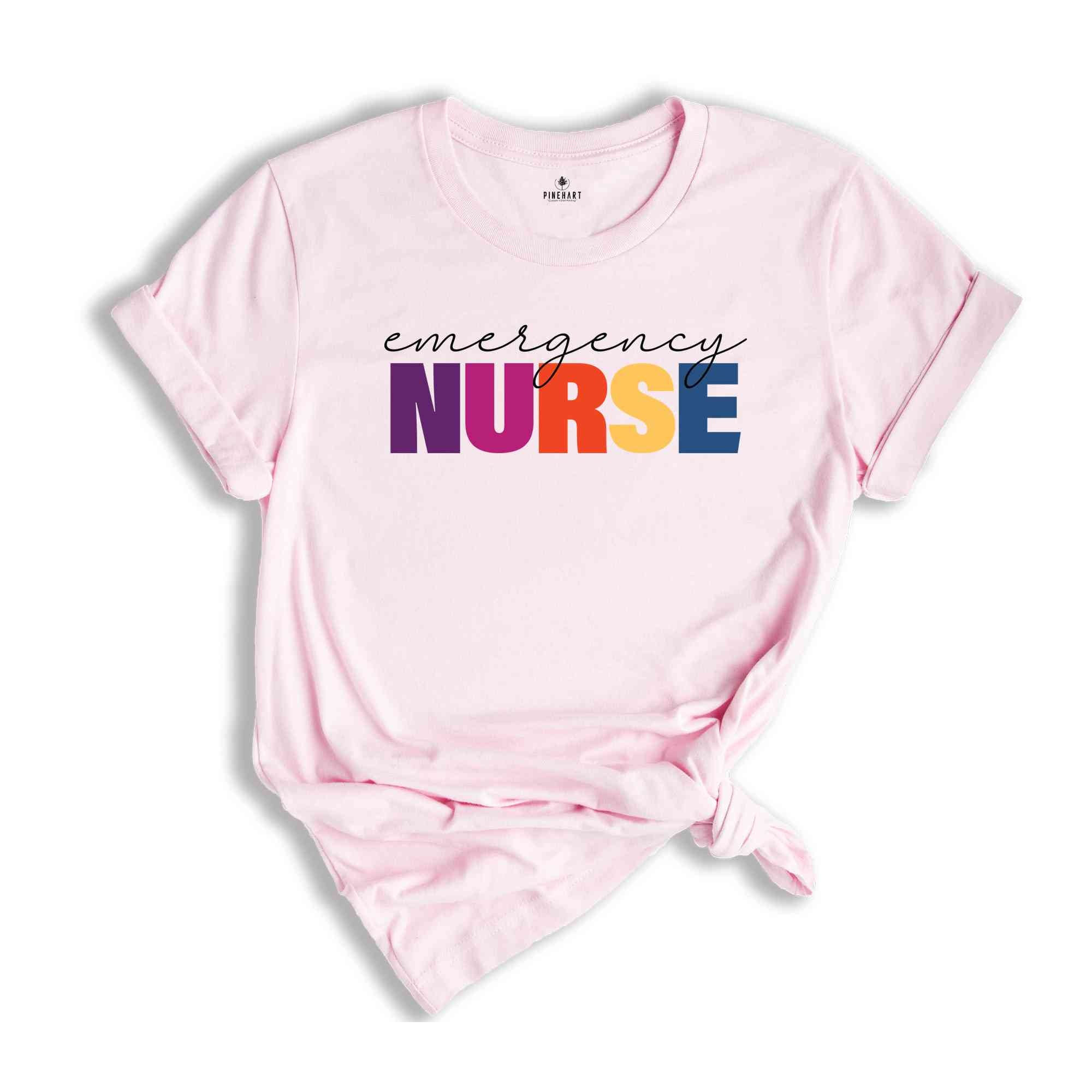 Emergency Nurse Shirt, Nursing School Shirt, Nurse Grad Shirt, Registered Emergency Nurse Gift, Emergency Department Nurse Shirt