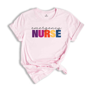 Emergency Nurse Shirt, Nursing School Shirt, Nurse Grad Shirt, Registered Emergency Nurse Gift, Emergency Department Nurse Shirt