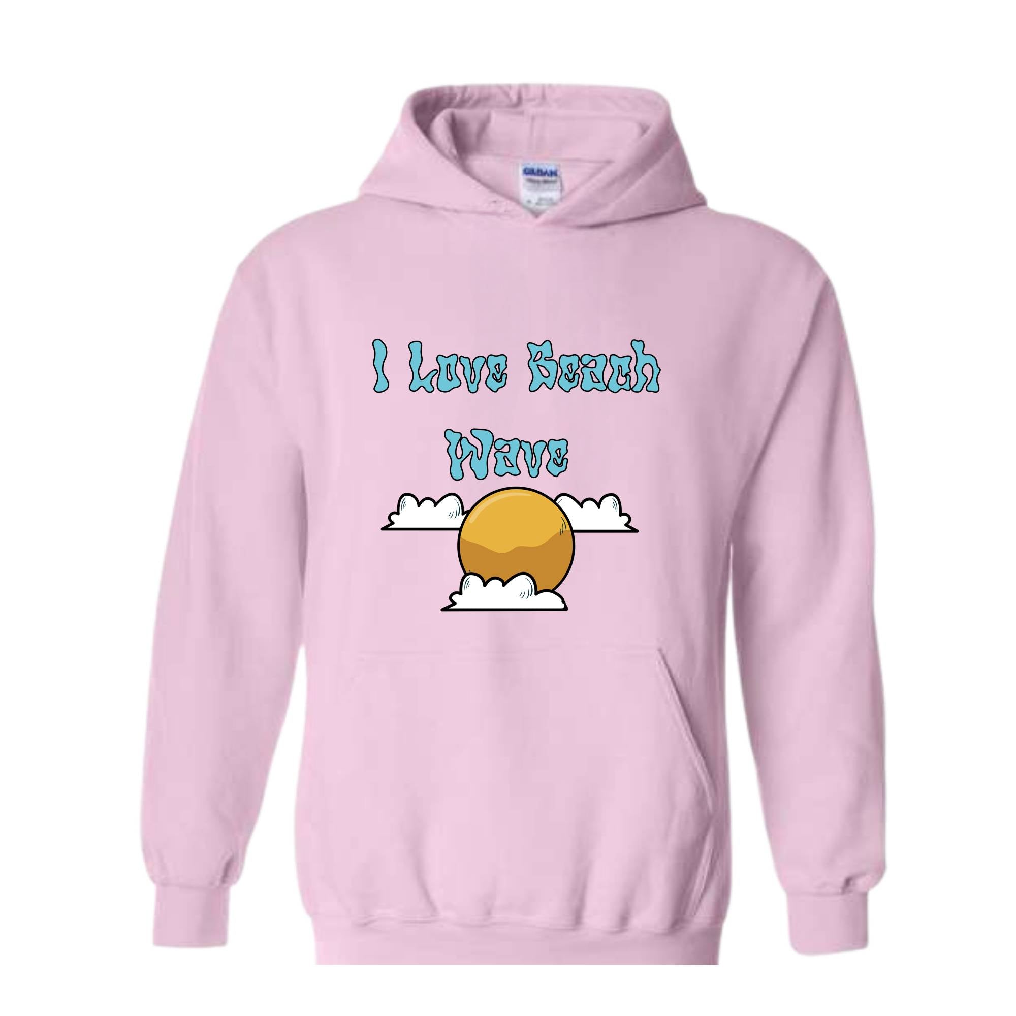 Beach Waves Hoodie, Sun With Beach Hoodie, Sun Hoodie, Trendy Hoodie, Holiday Hoodie, Weekend Hoodie, Happy Vibes Hoodie