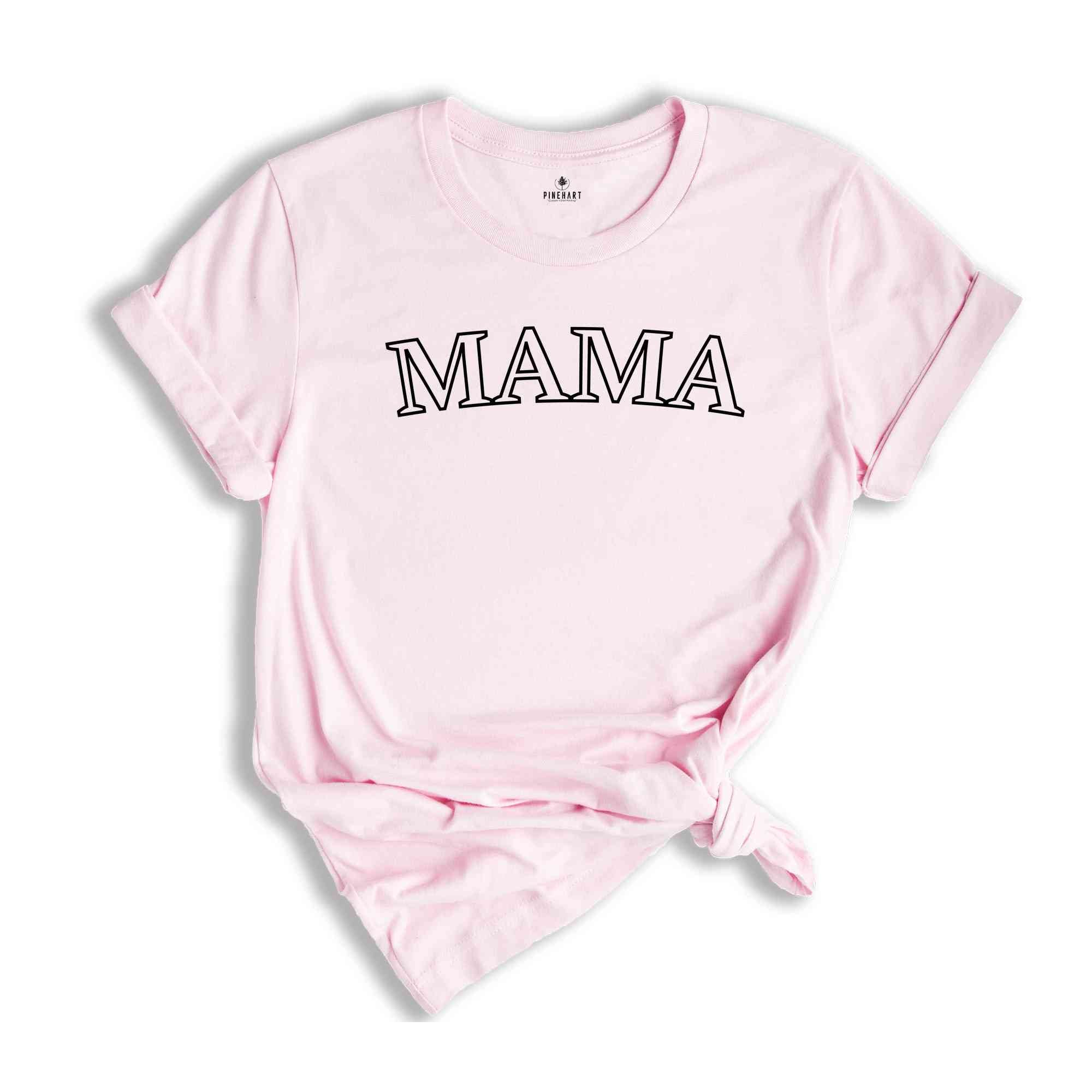 Mama Shirt, Mothers Day Tee, New Mommy Tee, Wifey T-shirt, Minimalist Mom T-Shirt, Baby Shower Tee, Maternity T-Shirt