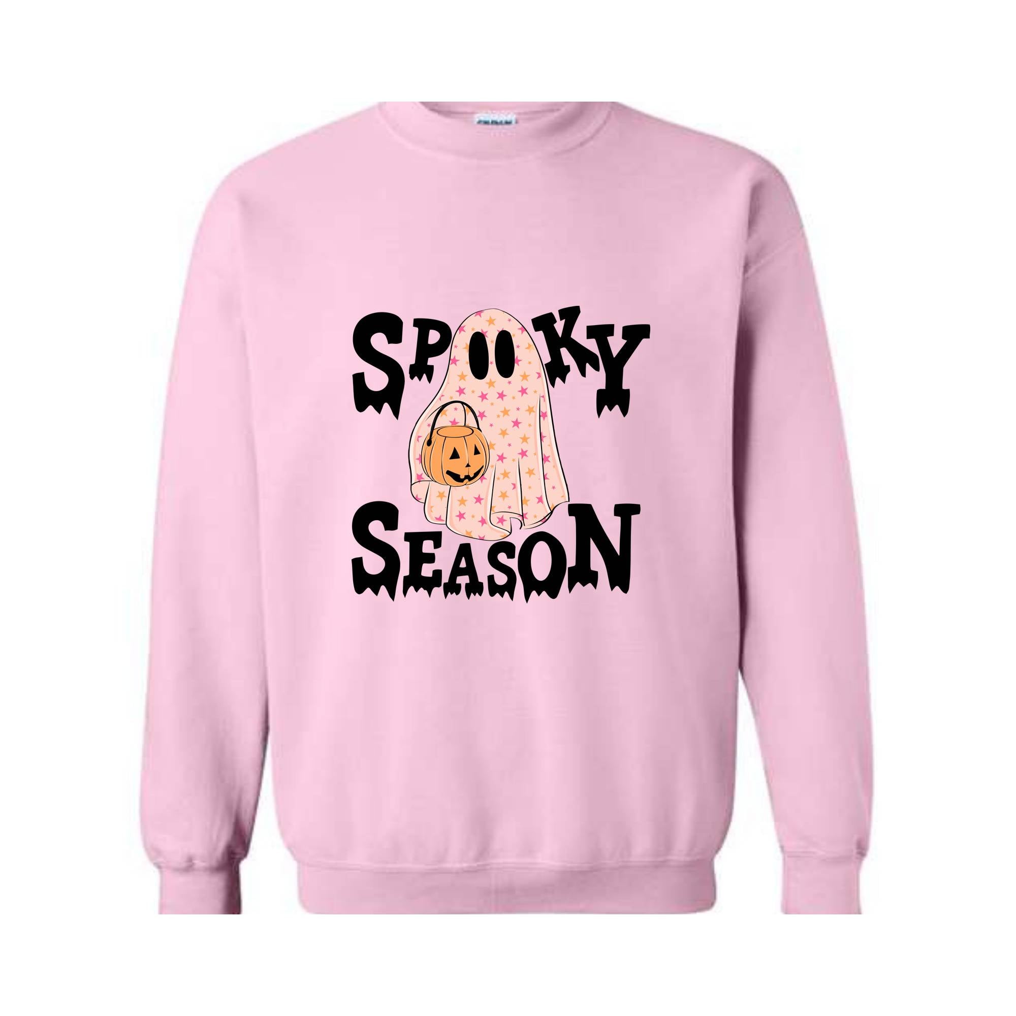 Spooky Season Ghost Sweatshirt, Ghost Sweatshirt, Halloween Favorite, Cute Ghost Sweatshirt, Halloween Gift, Spooky Season Shirt