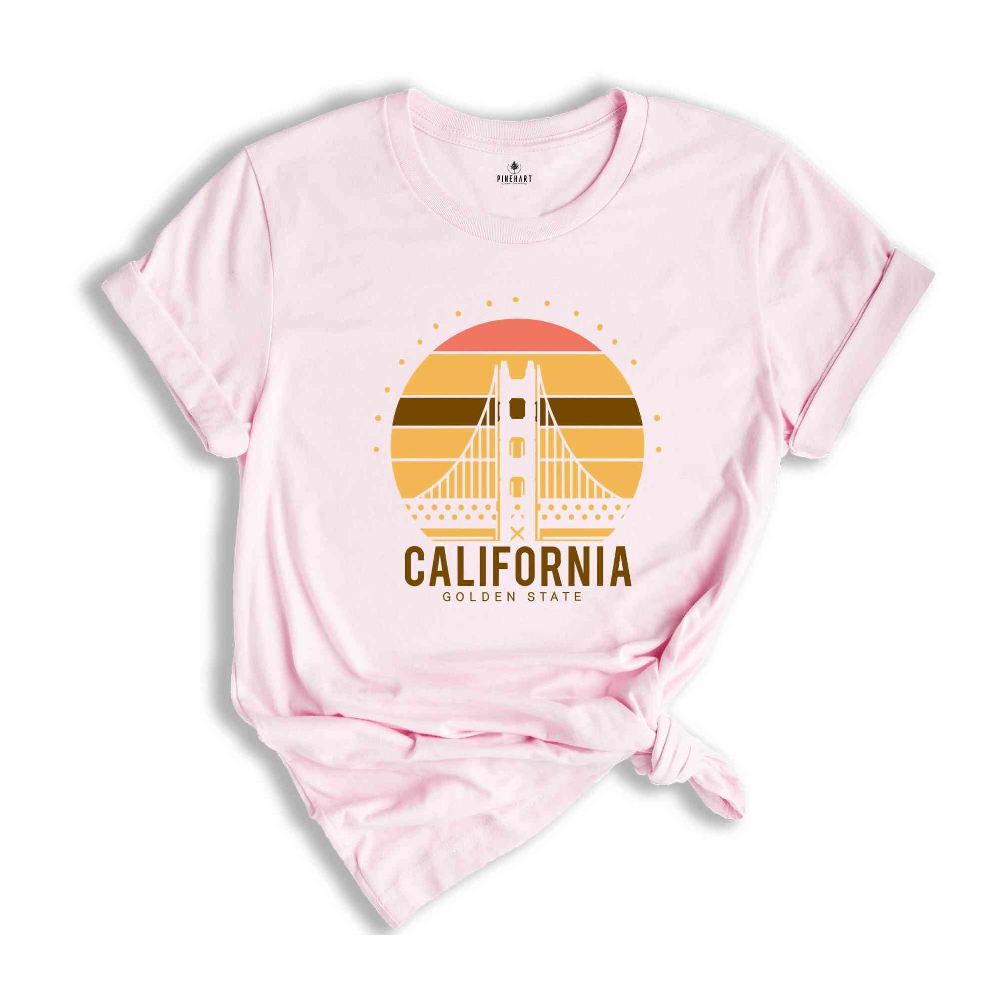 Retro California Shirt, Golden Gate Bridge T-Shirt, Urban City Shirt, San Francisco Shirt, California Adventure Shirt, Cali Girl Shirt