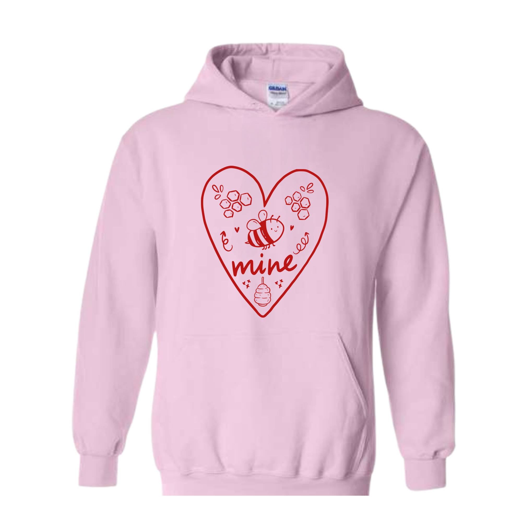 Bee Mine Sweatshirt, Valentine Couple Sweatshirt, Heart Sweatshirt, Valentine Matching Sweatshirt, Valentines Day Sweater