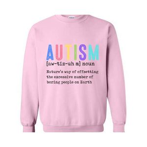 Autism Definition Sweatshirt, Retro Autism Sweatshirt, Autism Mom Sweatshirt, Autism Book lover, Autism Awareness Sweatshirt