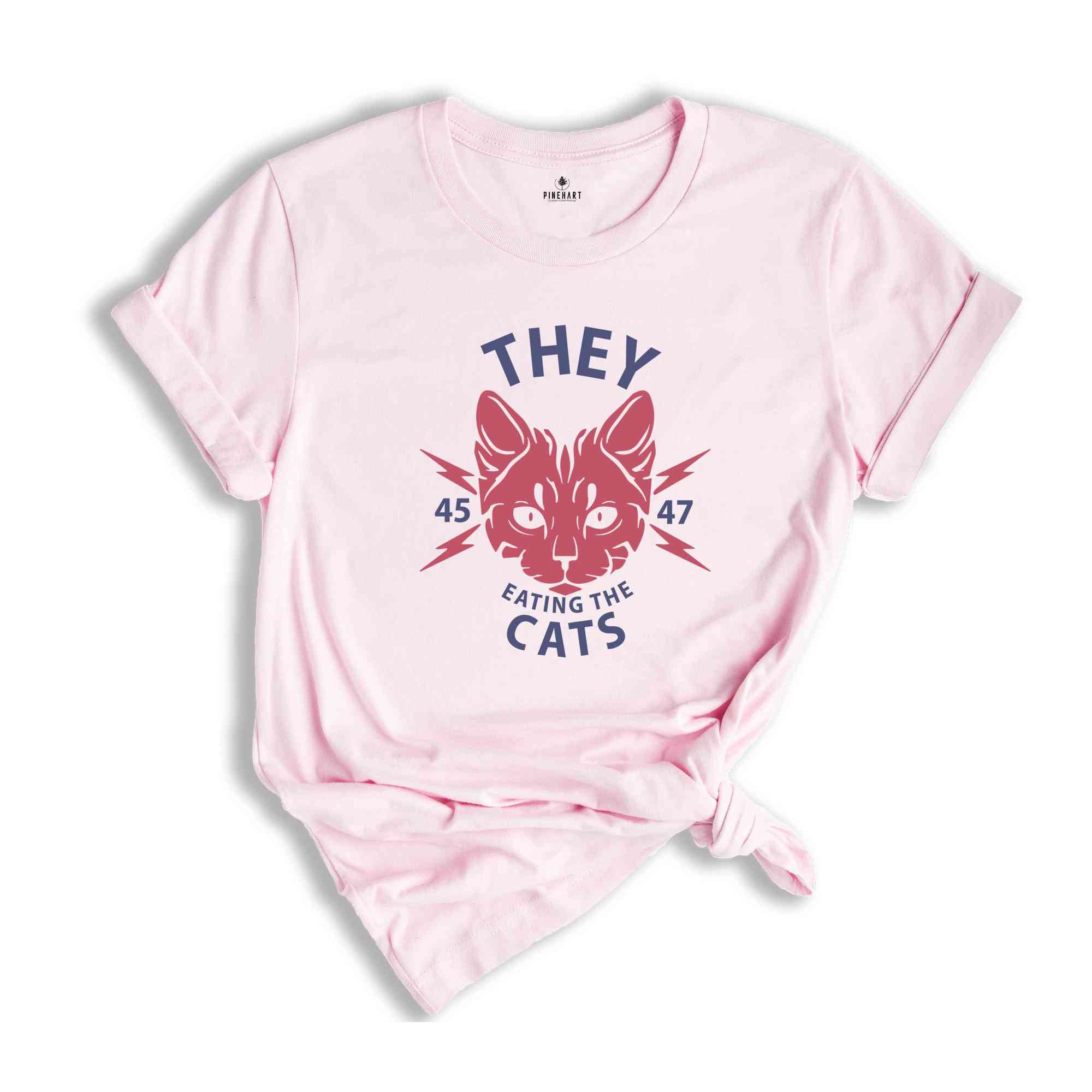 They Are Eating The Cats T-Shirt, Funny Elections Shirt, Trump 2024 For President, Republican Shirt For Usa Elections