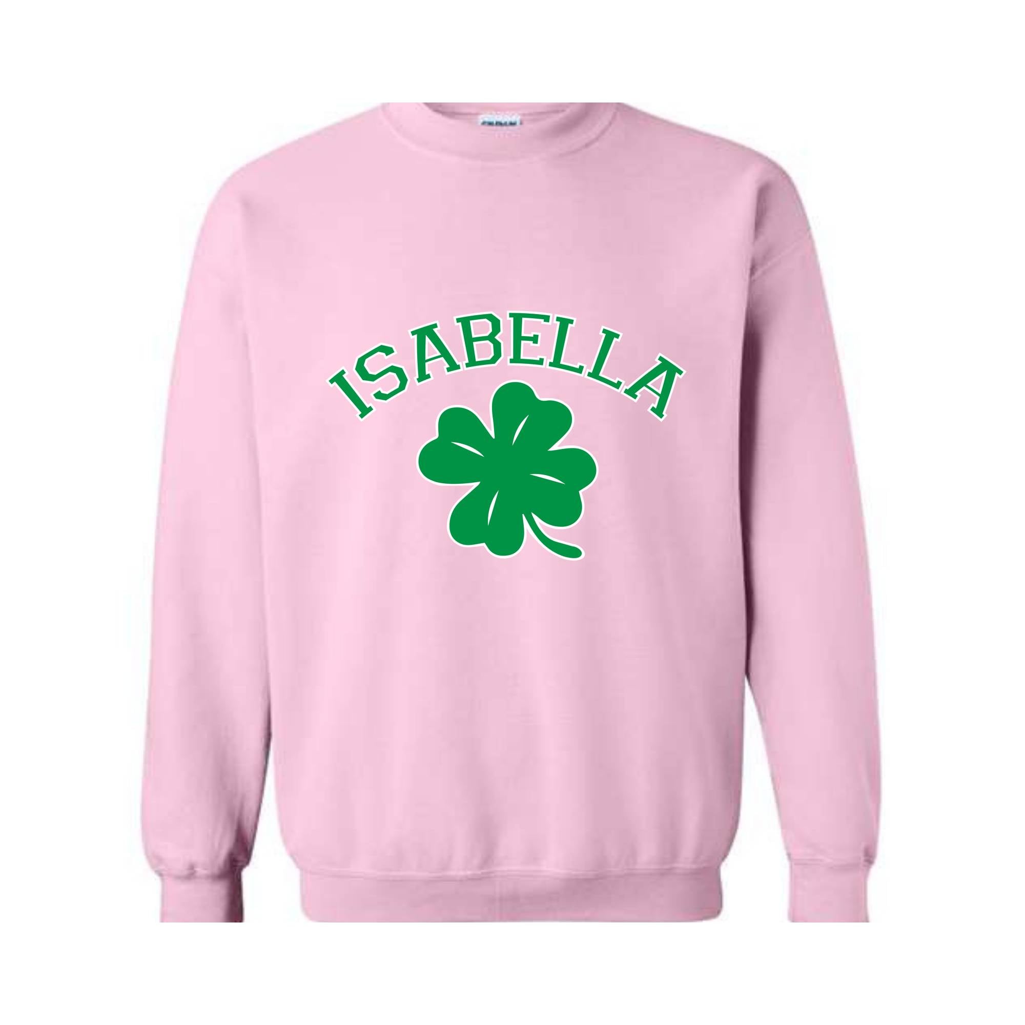 Custom Shamrock Sweatshirt, Personalized Name Hoodie, Custom St Patrick's Day Sweatshirt, Irish Hoodie, Vintage St Patrick's Shirt