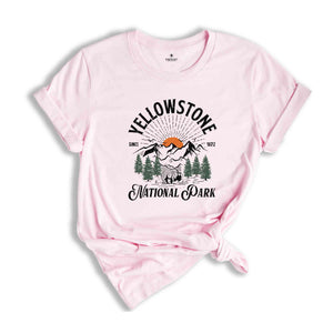 Yellowstone Shirt, Yellowstone National Park T-Shirt, Matching Family Vacation Tee, Camping Crew Shirt, Road Trip Gifts