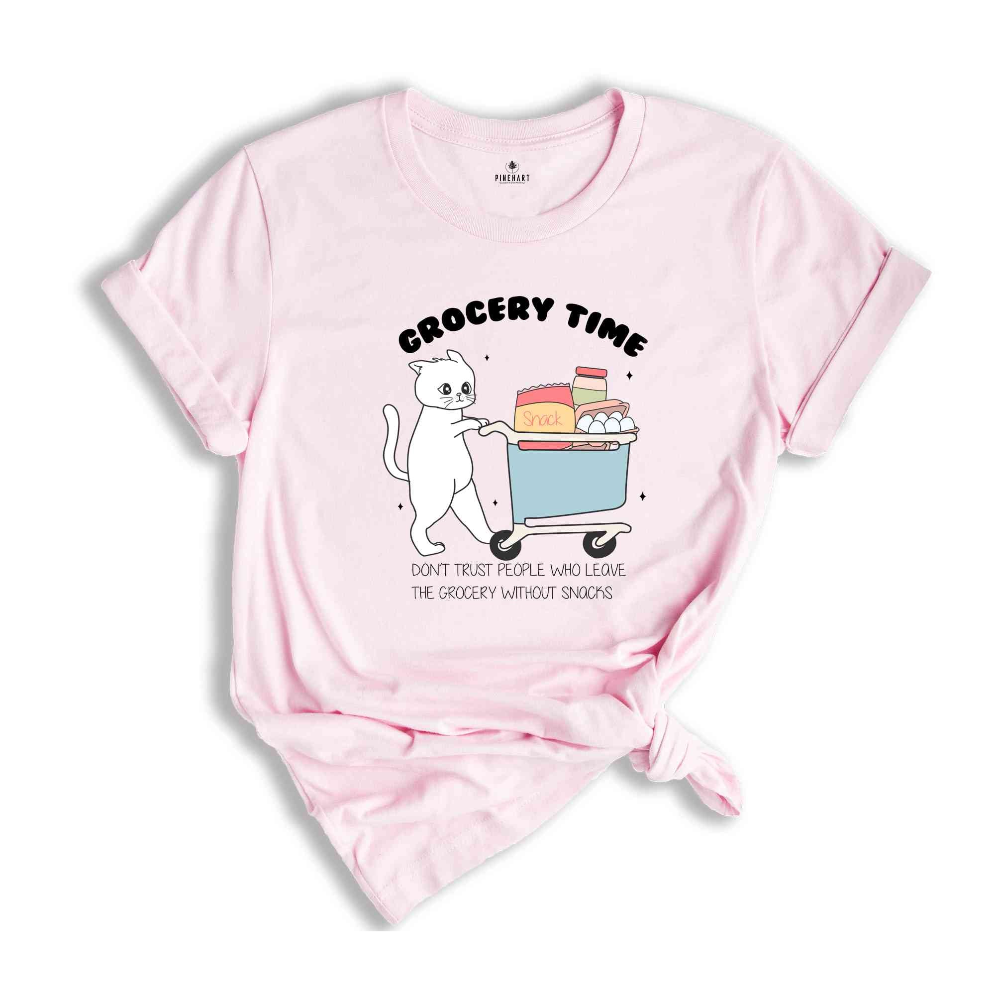 Grocery Time Shirt, Funny Cat Shirt, Cat Quote Shirt, Funny Cat Meme Shirt, Cat Lover Shirts, Funny Market Shirt