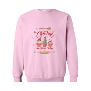 Christmas Baking Crew Sweatshirt, Cookie Lover Sweater, Christmas Baking Sweatshirt, Holiday Baking Sweatshirt