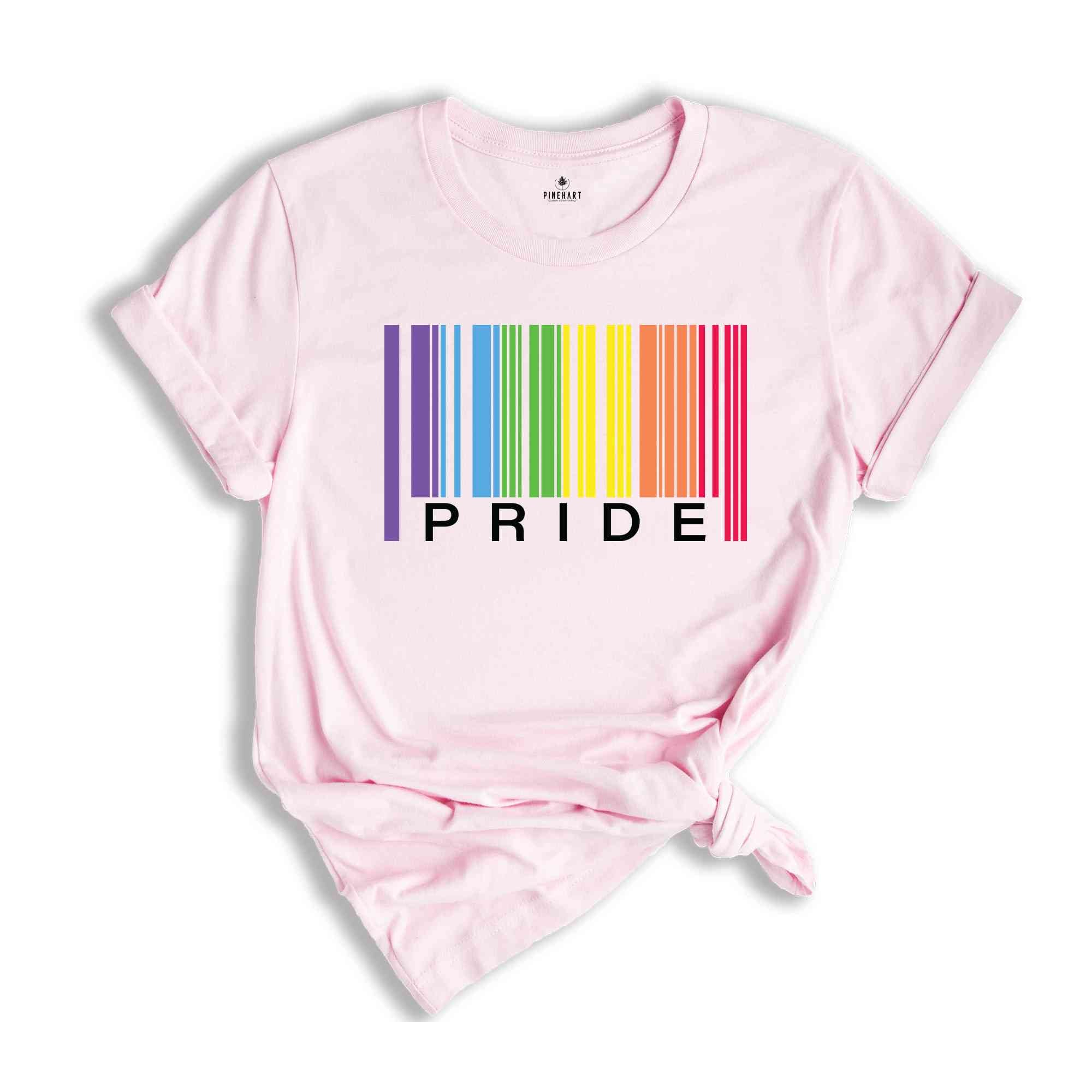 Pride Shirt, Pride Barcode Shirt, Love Is Love Shirt, Equality Shirt, Gay Pride Shirt, Human Rights Shirt, LGBTQ Shirt, Pride Month Shirt