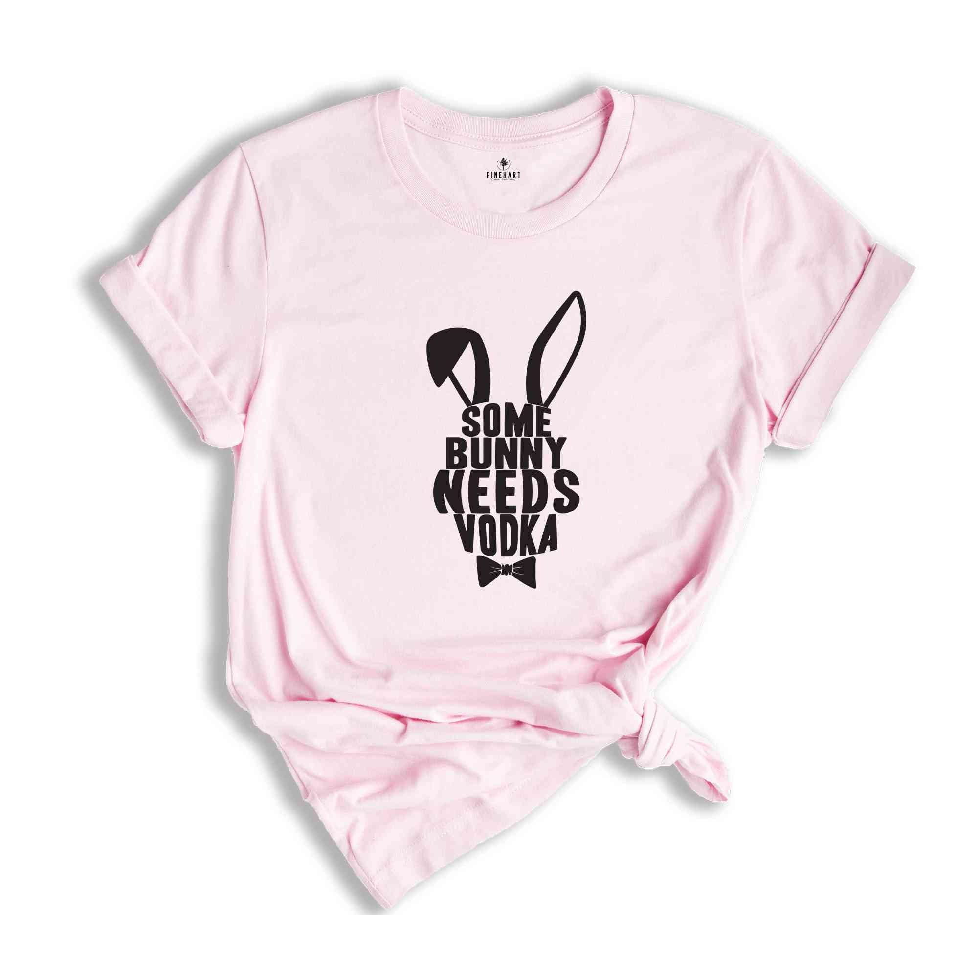 Some Bunny Needs Vodka Shirt, Easter Bunny Shirt, Retro Easter Shirt, Funny Easter Shirt, Cute Easter T-shirt, Easter Drinking Tee