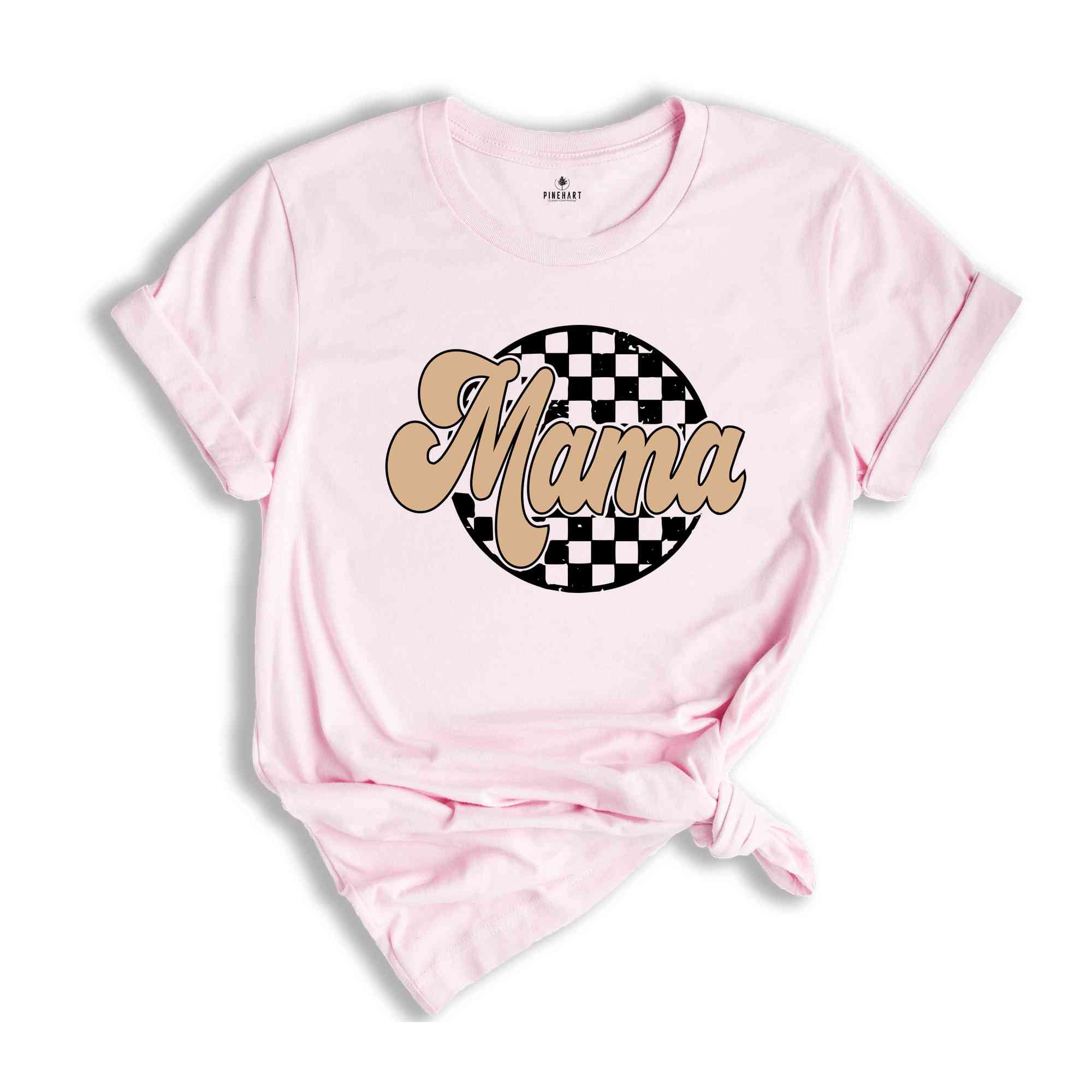 Checkered Mama Shirt, Mama Shirt, New Mom Shirt, Best Mom Shirt, Mother’s Day Shirt, Cute Mom Shirt, Mom Gift