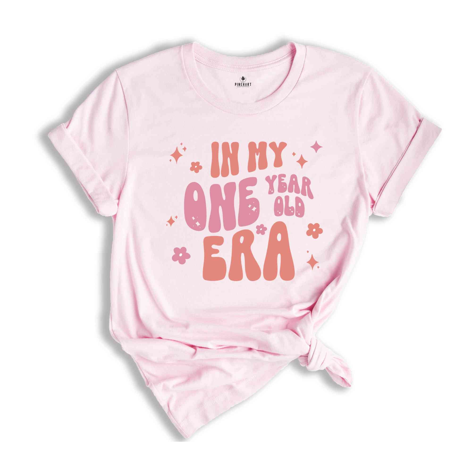 In My One Year Old Era Shirt, First Birthday Girl Shirt, Birthday Party Shirt, Birthday Girl T-Shirt, Girl Birthday Gift