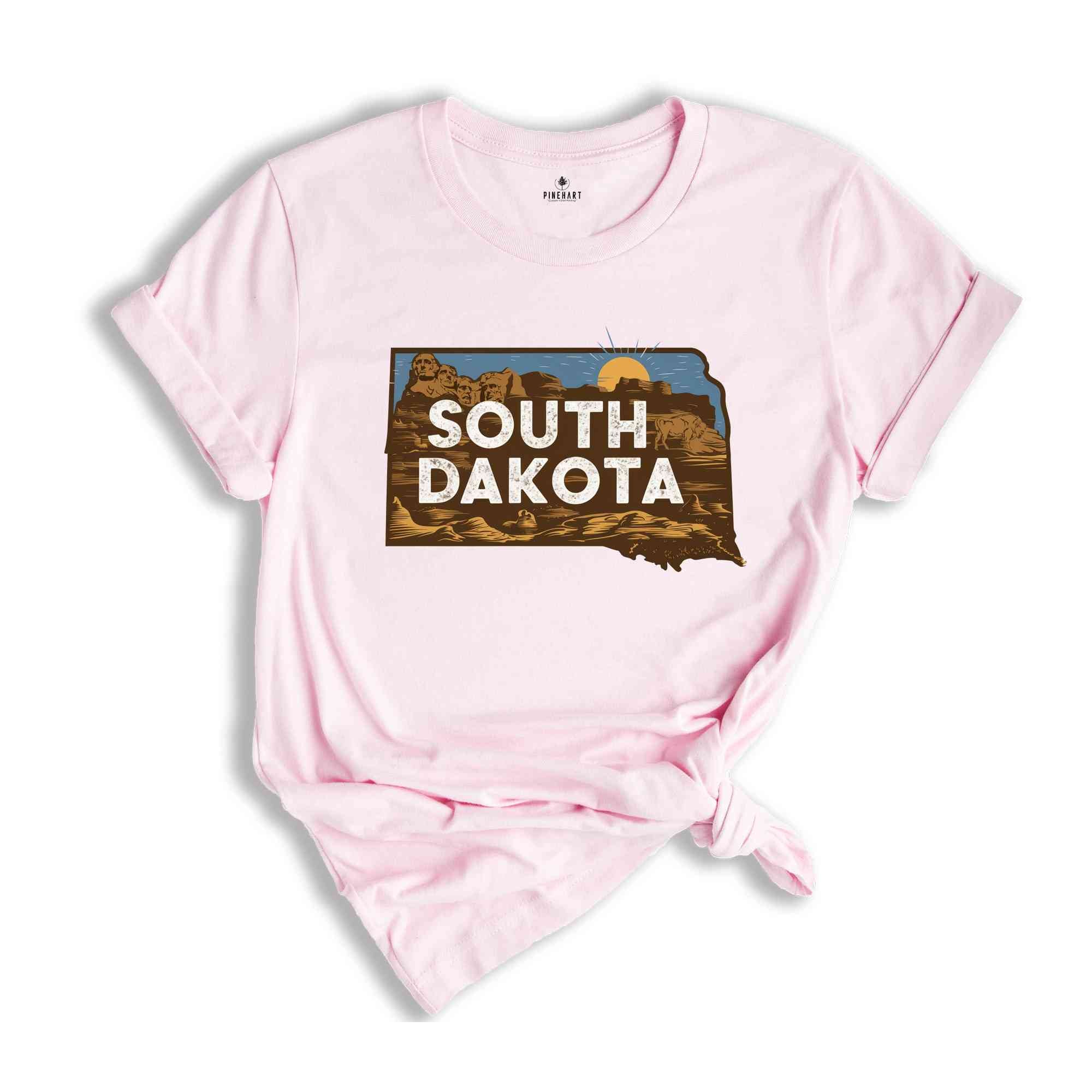 Retro State Of South Dakota Shirt, State Of South Dakota Shirt, State Shirt, South Dakota Shirt, South Dakota Lover Shirt, Family Trip Tee