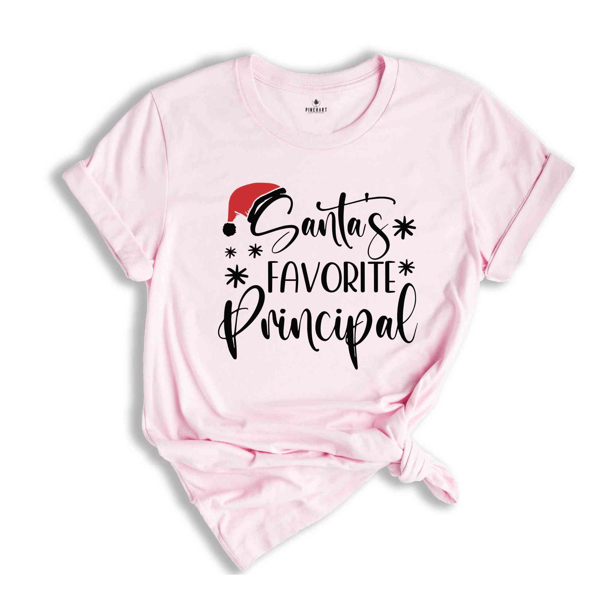 Santas Favorite Principal Shirt, Christmas Gift, Christmas Shirt, Xmas Shirt, Xmas gift, New Year Shirt, Holiday Tee, Principal Gift