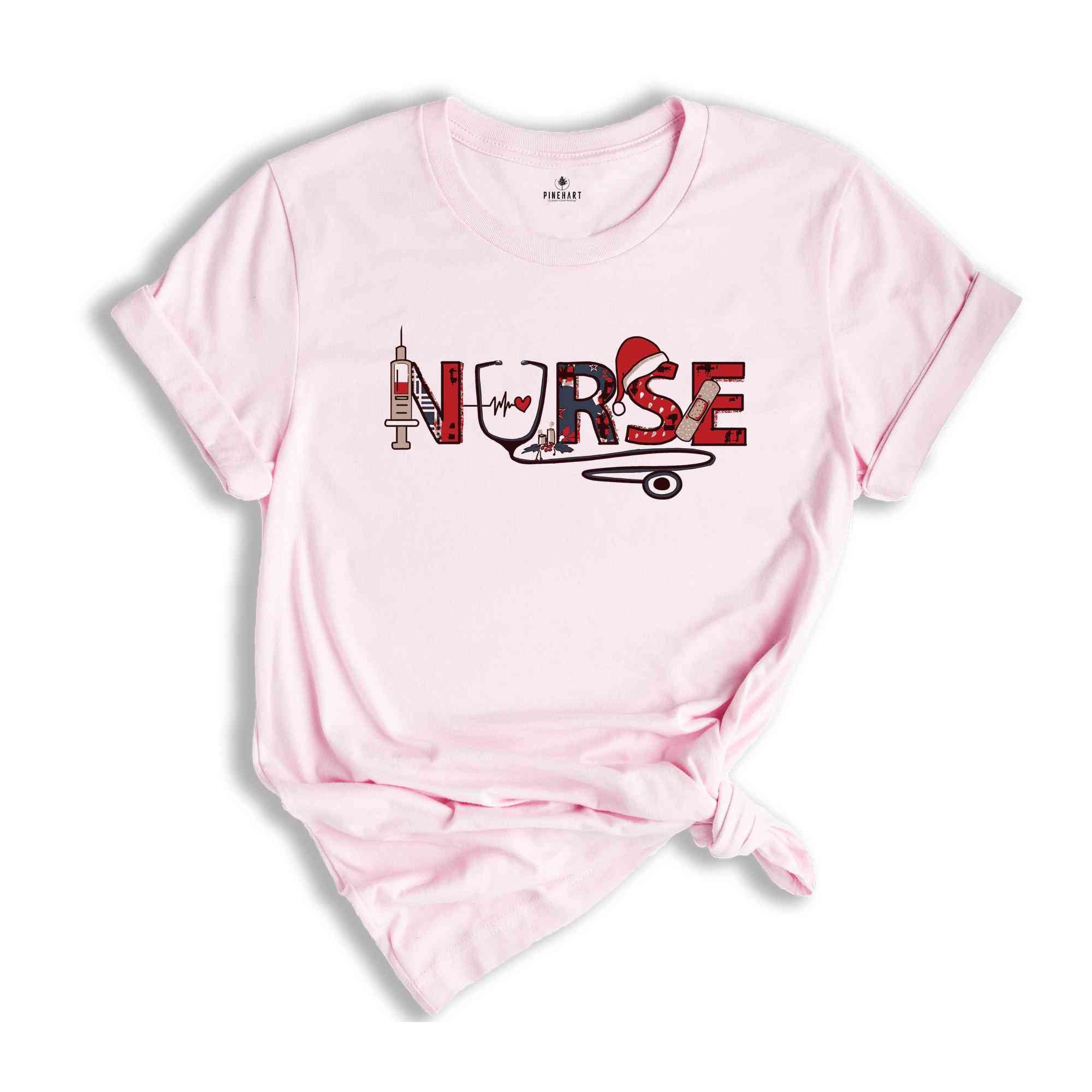 Vintage Christmas Nurse Shirt, Christmas Nurse Tee, Vintage Nurse Shirt, Gift For Nurse Nursing Shirt, Nurse Graduate, Xmas Nurse Gift