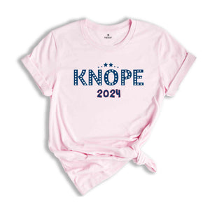 KNOPE 2024 Shirt, Parks and Rec KNOPE 2024 Shirt, Leslie Knope Patriotic, Campaign Shirt, Parks and Recreation Merchandise, Political Shirt