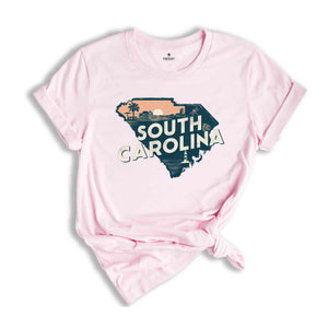 Retro State Of South Carolina Shirt, State Of South Carolina Shirt, State Shirt, South Carolina Shirt, South Carolina Lover Shirt