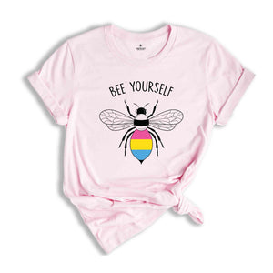 Bee Yourself Shirt, Cute LGBT Shirt, LGBT Support Shirt, LGBTQ Pride Shirt, Animal Lover Shirt, Pride Rainbow Shirt, Love Is Love