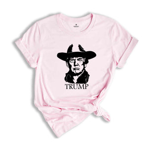 Trump Cowboy Shirt, Western Donald Trump, Cowboy Trump Shirt, MAGA Shirt, Election 2024 Shirt, Funny Conservative Shirt, President Shirt