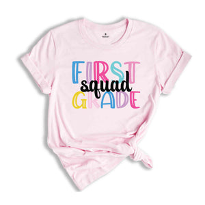 First Grade Squad Shirt, Teacher Shirt, Grade Squad Teacher Shirt, Squad Shirt, New Teacher Shirt, Grade Shirt, Back To School Shirt