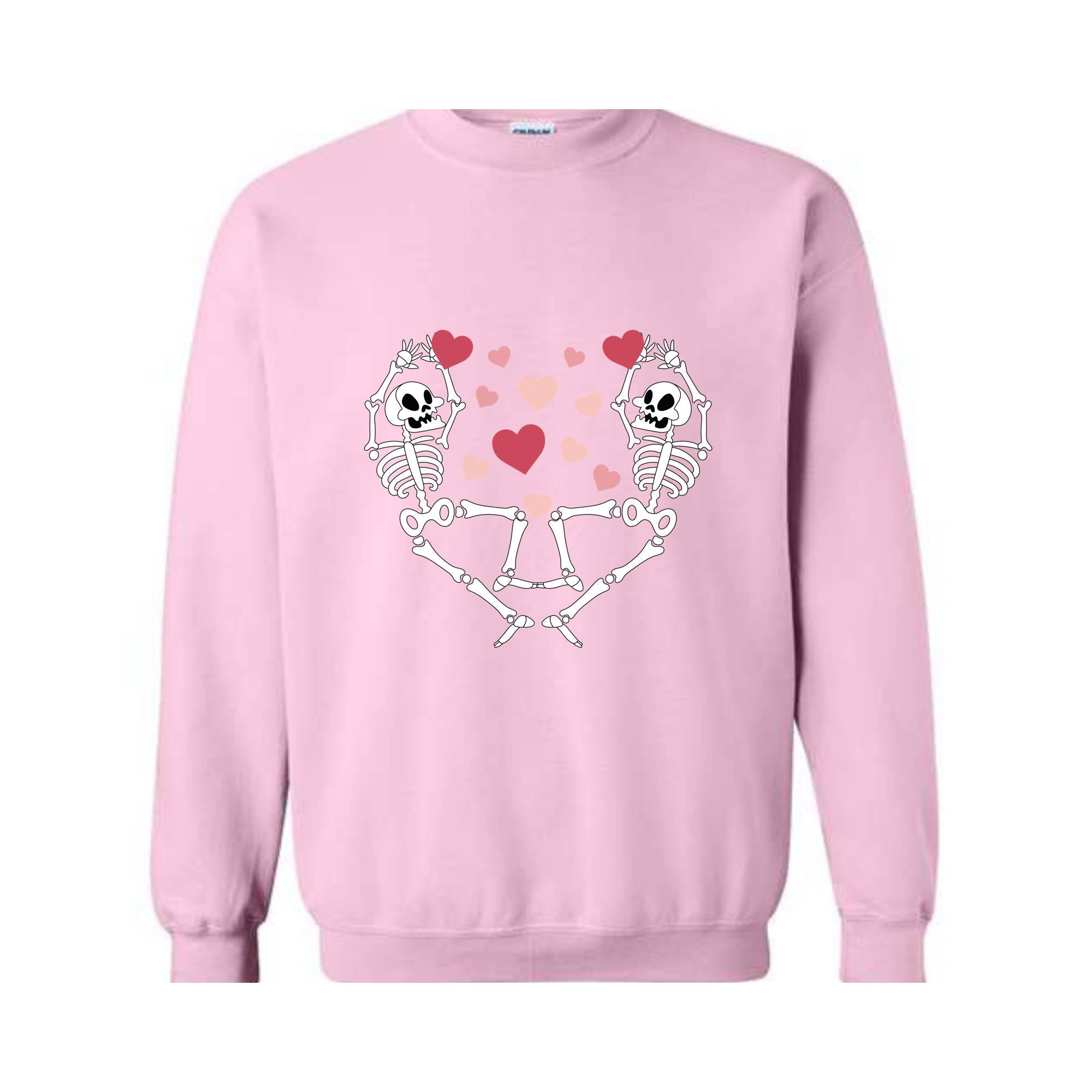 Dancing Skeletons Valentine's Sweatshirt, Retro Valentine's Sweatshirt, Valentine's Sweatshirt, XOXO Sweatshirt