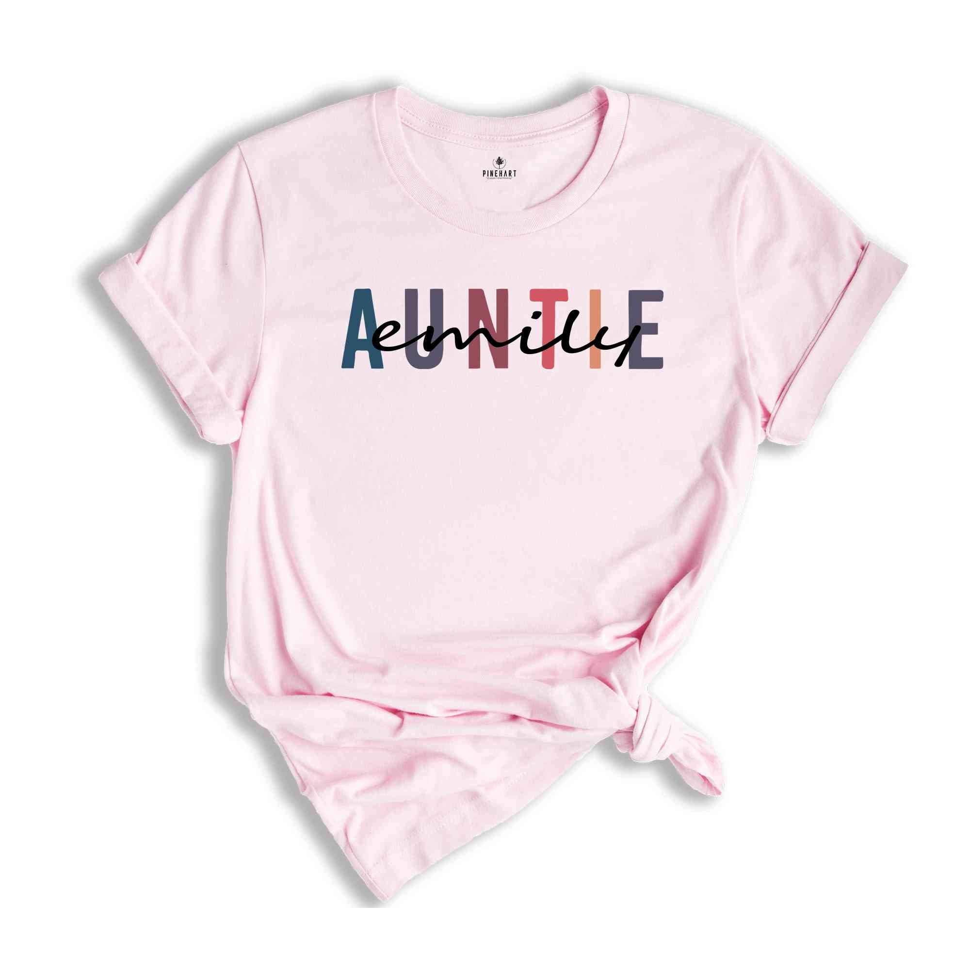 Custom Auntie Shirt, In My Auntie Era Shirt, Auntie Era Shirt, Aunt Shirt, Gift For Aunt, Aunt Birthday Shirt