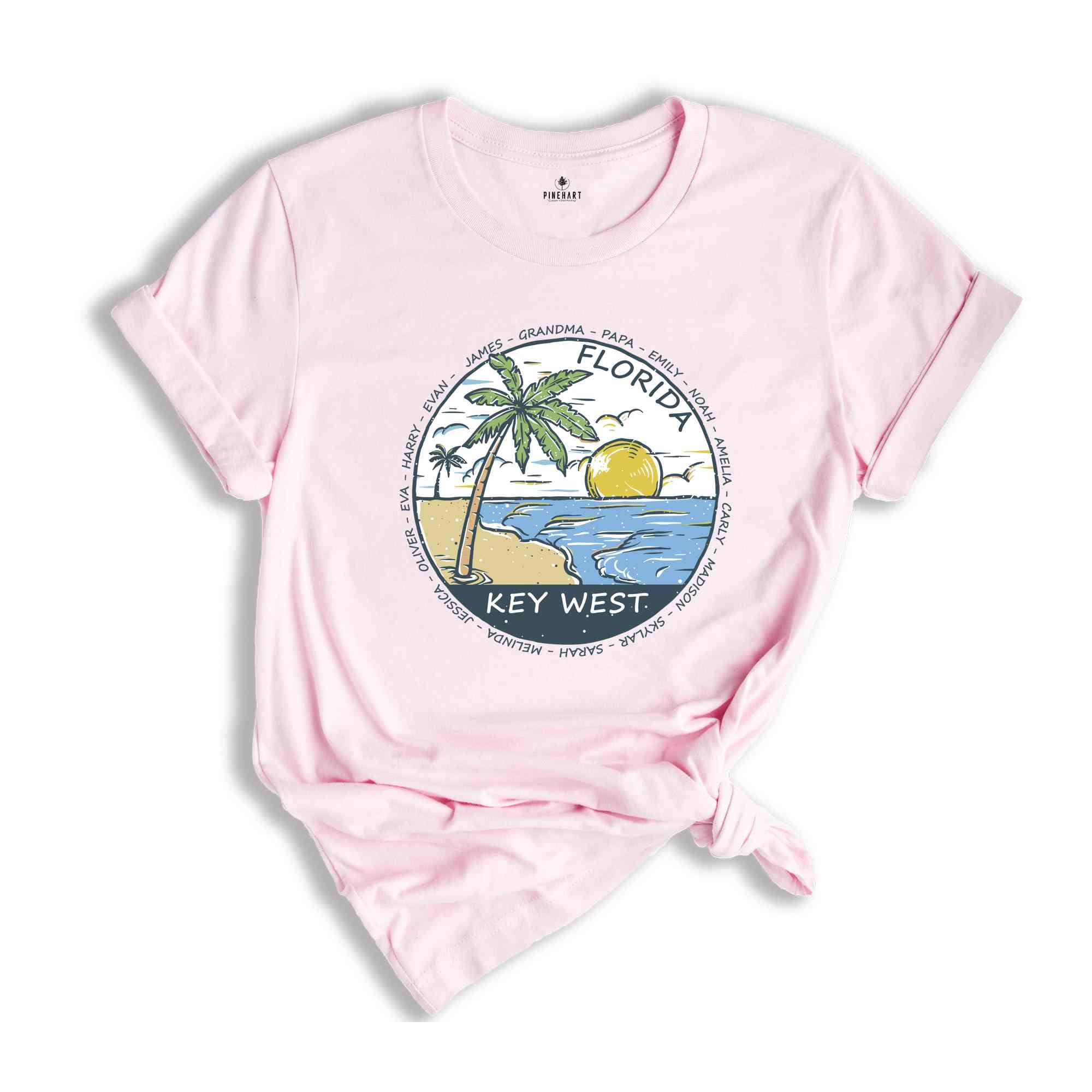 Custom Vacation Shirts, Matching Family Beach T-shirt, Summer Trip Shirts, Summer Break Camp Group Gifts