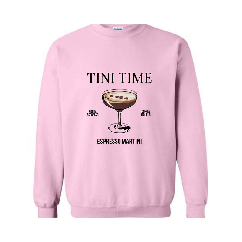 Tini Time Espresso Martini Shirt, Espresso Shirt, Espresso Martinis Shirt, Martini Shirt, Martini Lover Gift, Coffee Lover Shirt