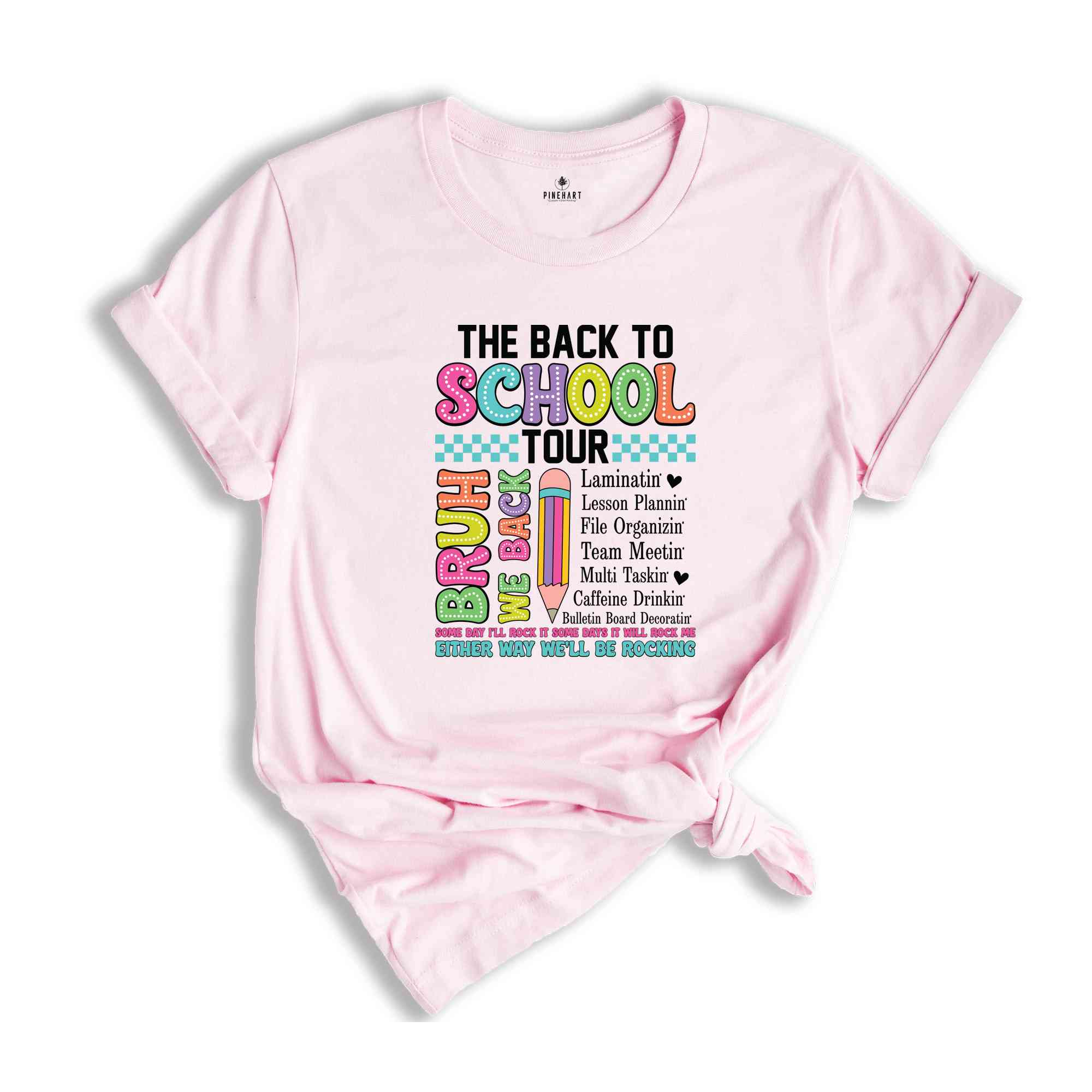 The Back to School Teacher Tour T-Shirt, Teacher Shirt, Back to School Shirt, Gifts For Teachers, First Day Of School Shirt