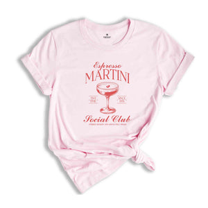 Espresso Martini Social Club Shirt, Summer Shirt, Beach Vacation Shirt, Beach Mode Shirt, Summer Vibes Tee, Martini Lover Shirt, Summer Vibe