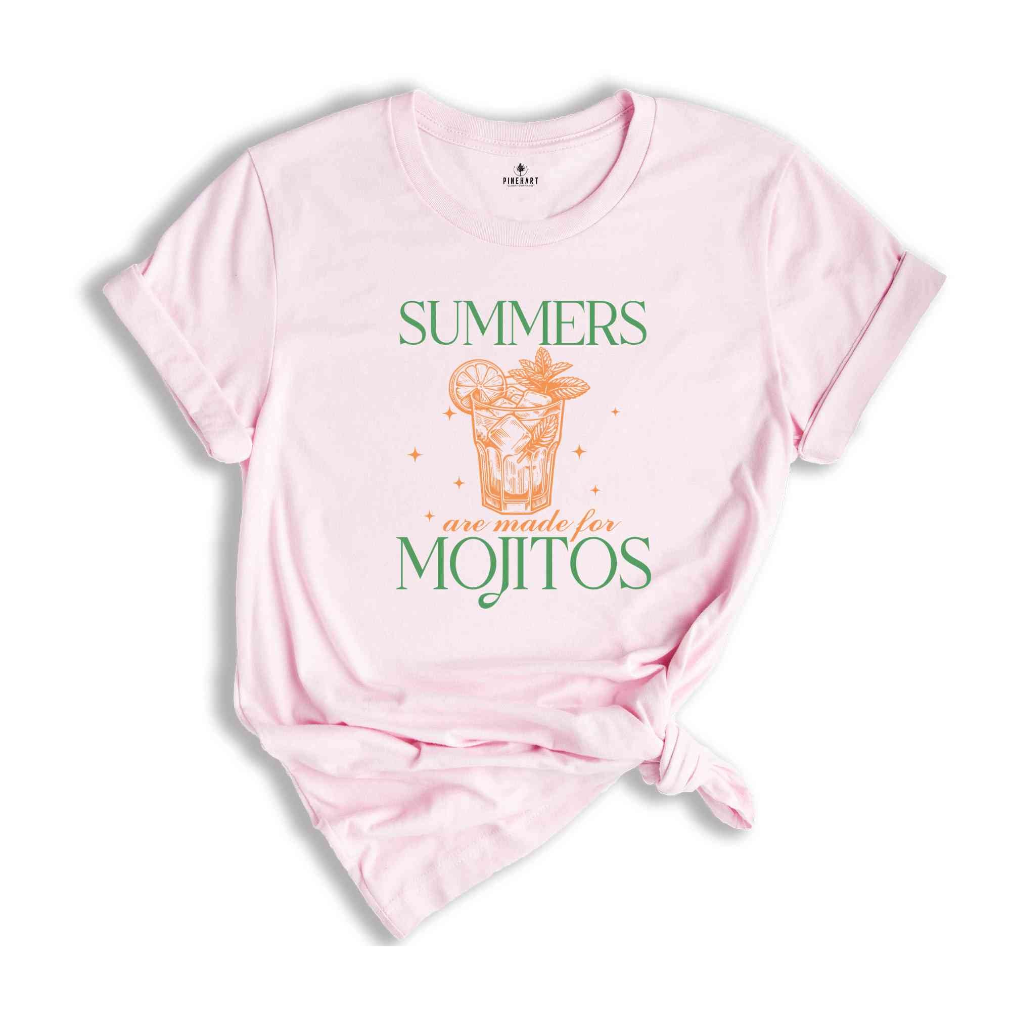 Summers Are Made For Mojitos Shirt, Summer Shirt, Beach Vacation Shirt, Beach Mode Shirt, Summer Vibes Tee, Mojito Lover Shirt, Summer Vibe