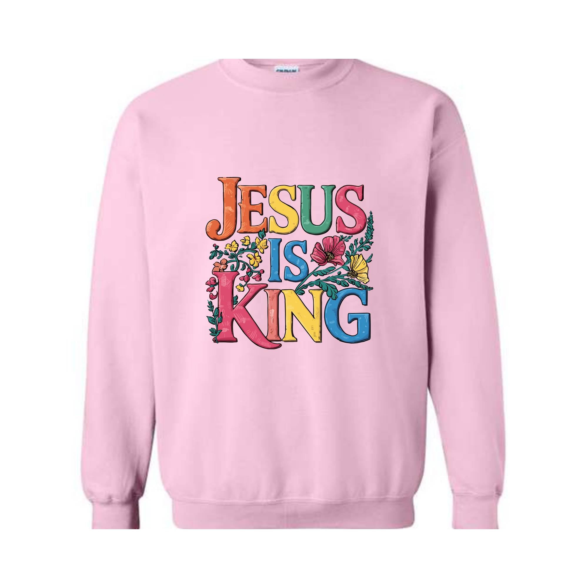 Jesus is King Sweatshirt, Aesthetic Christian Shirt, Bible Verse Shirt, Jesus Apparel, Religious Shirt, Christian Gifts