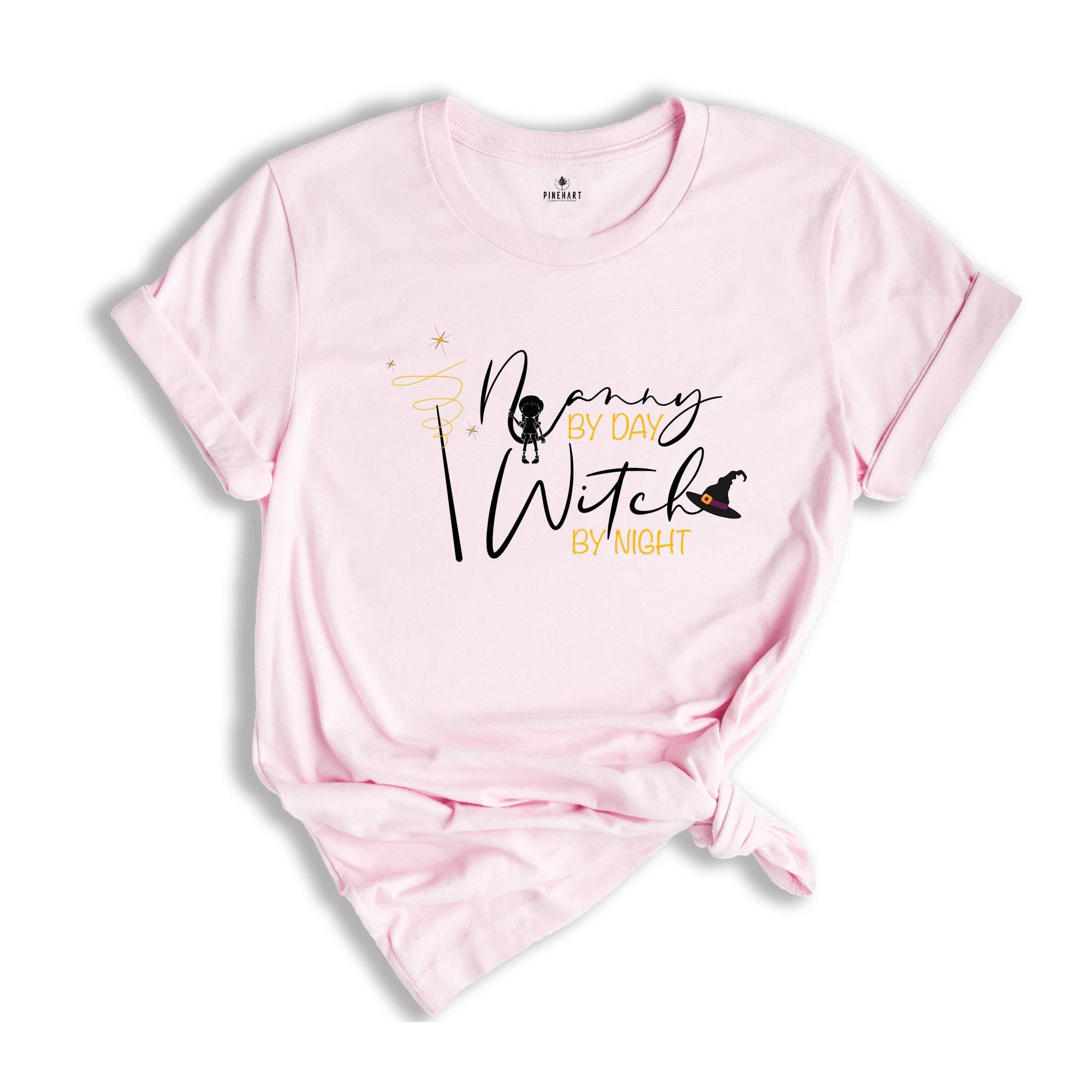 Nanny by day Witch by Night Shirt, Nanny Halloween Shirt, Nanny Witch Tee, Babysitter Shirt, Nanny Gift, Nanny t-shirt