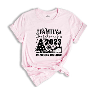 Family Christmas 2023 Shirt, Making Memories Together, Christmas Crew Shirt, Family Matching Shirt, Christmas Shirt, Holiday Shirt