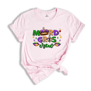 Mardi Gras Crew Shirt, Mardi Gras Clothing, Mardi Gras Gift, Mardi Gras Crew, Louisiana Shirt, Fat Tuesday Shirt, Mardi Gras Party Tee