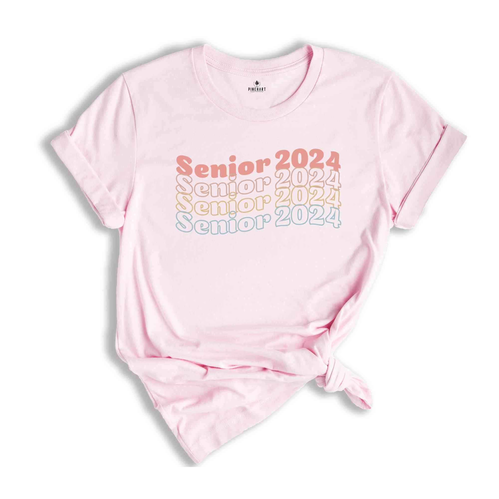 Vintage Senior 2024 T-shirt, Graduation 2024 Shirt, Senior Shirt, Graduation Shirt, Class of 2024, Unisex T-shirt