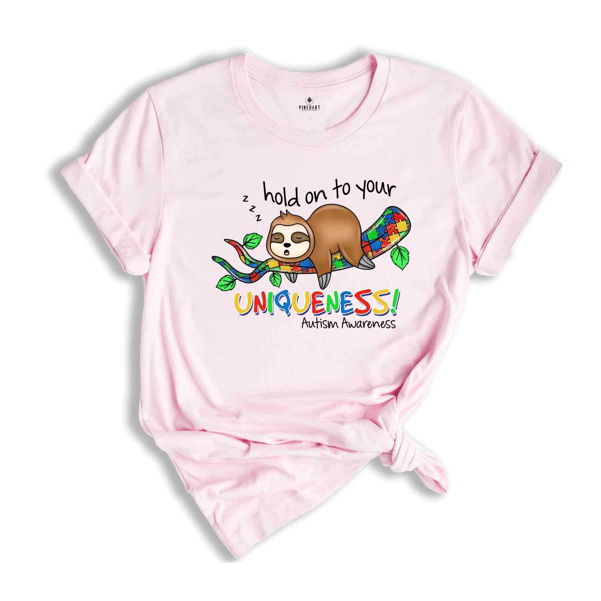 Cute Autism Shirt, Autism Awareness Shirt, Neurodiversity Shirt, ADHD Shirt, Animal Lover Shirt, Funny Sloth Shirt, Funny Animal Shirt