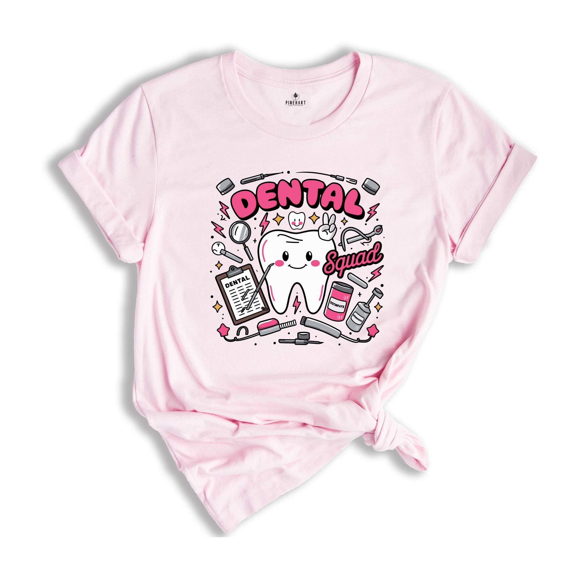 Dental Squad Shirt, Dental Life, Tooth Shirt, Dental Assistant Gift, Dental Hygiene Tee, Gift for Dentist, Dental Student Shirt