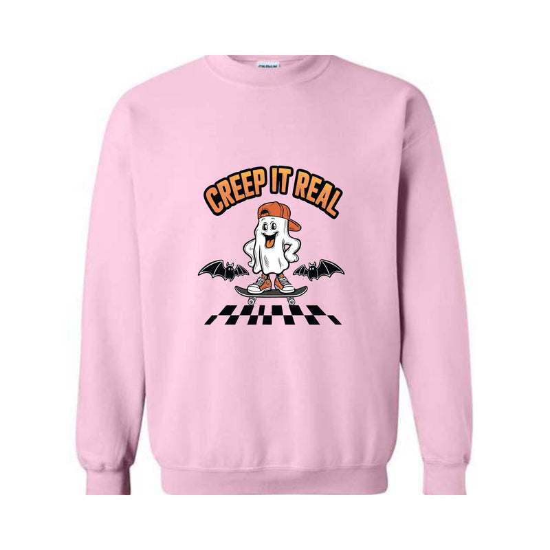 Creep It Real Sweatshirt, Retro Halloween Sweatshirt, Halloween Sweater, Women Halloween Shirt, Halloween Gift