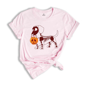 Skeleton Dog Shirt, Halloween Puppy Shirt, Ghost Halloween Shirt, Halloween Shirt, Dog Shirt, Ghost Shirt, Funny Halloween Tee, Fall Shirt