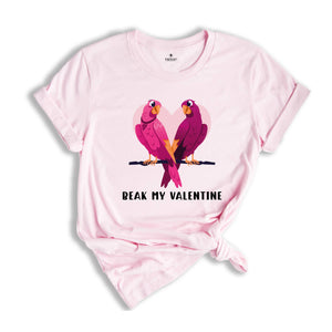 Cockatoo Valentines Shirt, Beak My Valentine, Animal Lover Gift, Funny Parrot Shirt, Valentine Parrot Tshirt, Valentines Day Gift Tee