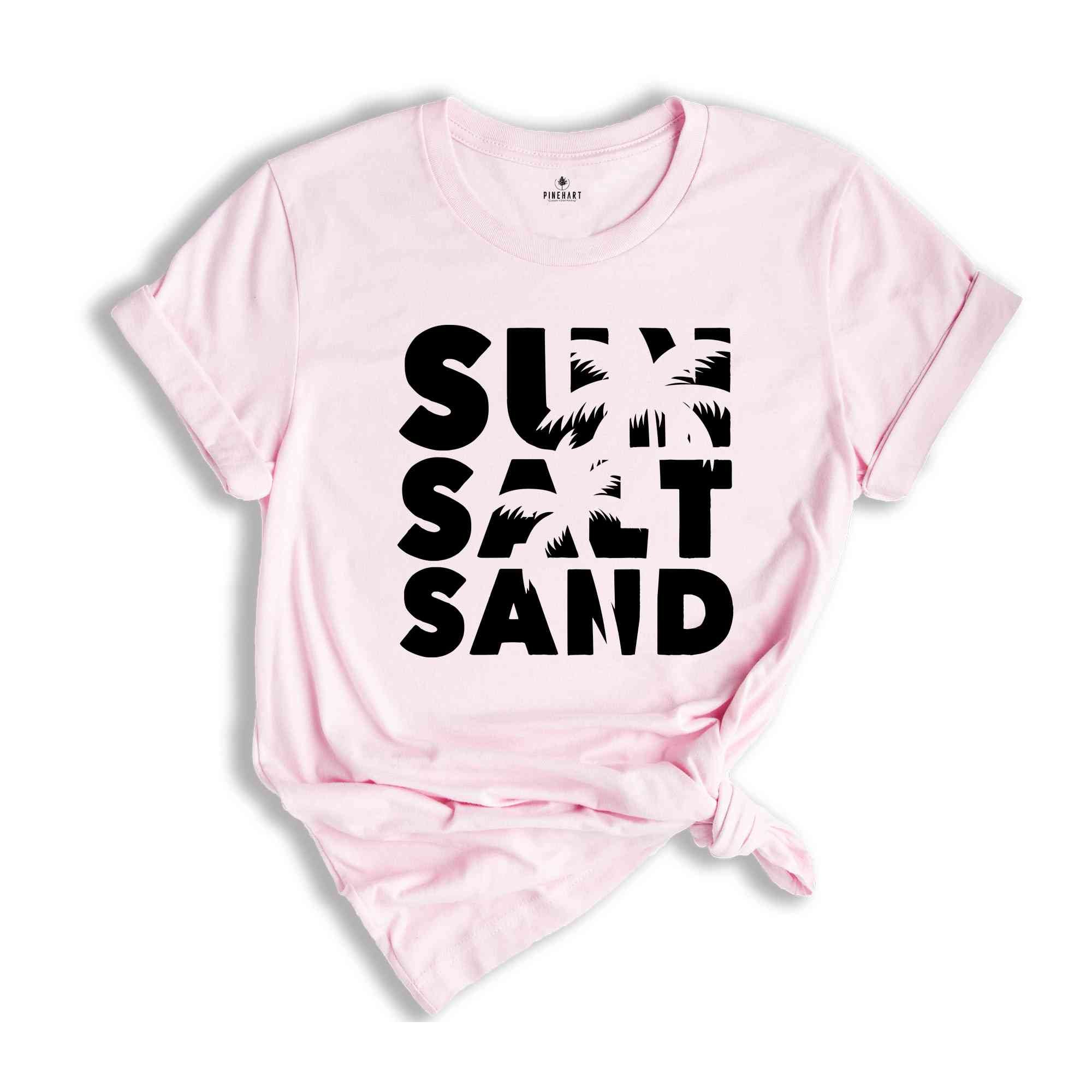 Sun Salt Sand Shirt, Summer Shirt, Vacation Shirt, Beach Life Shirt, Summer Quotes, Family Cruise Shirt, Beach Camping Tee