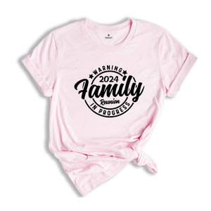 Warning 2024 Family Trip in Progress Shirt, Vacation Shirt, Family Trip Tee, Matching Family Vacation Tee, Family Matching, Family Gift